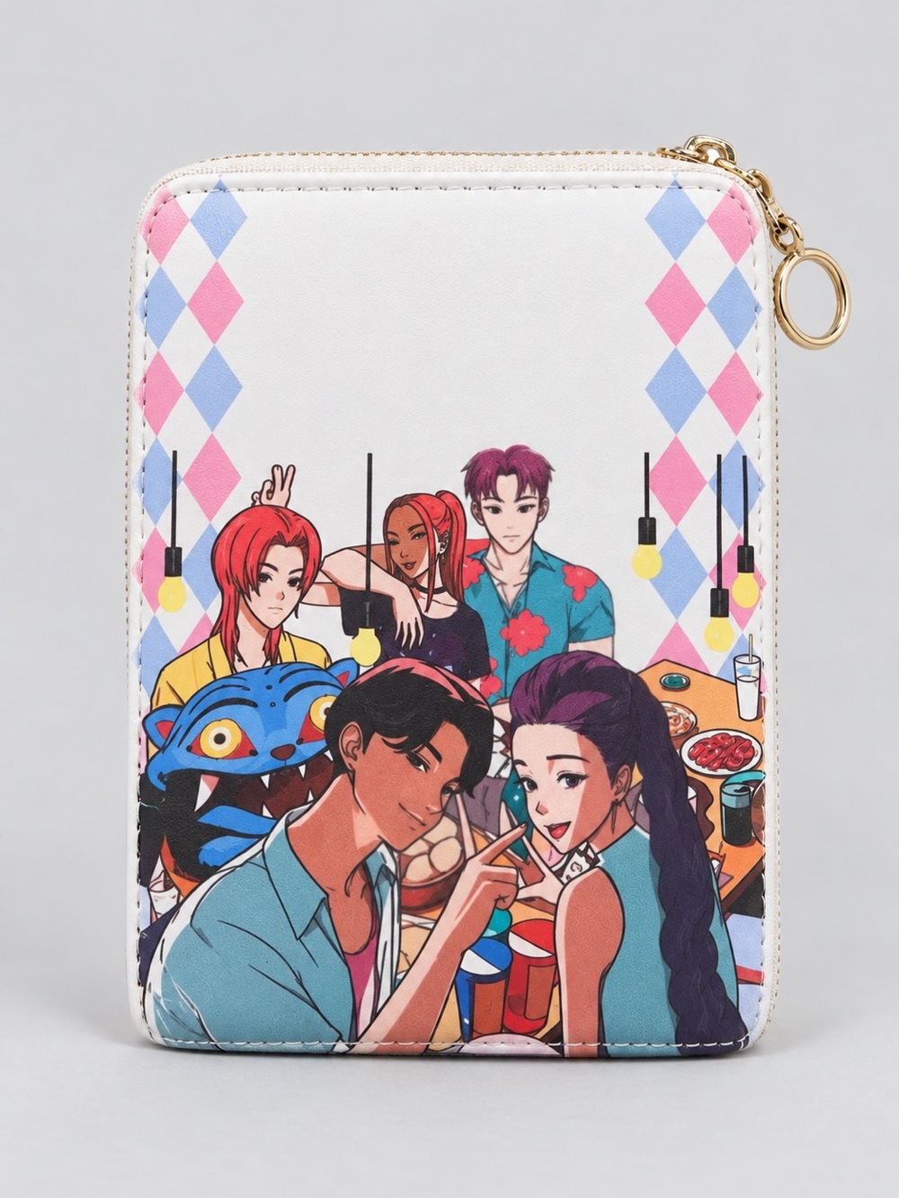 Anime Illustration Kids Card Wallet - Multicolor